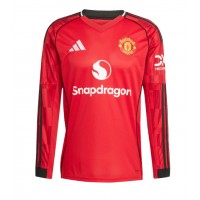 Stroje piłkarskie Manchester United Koszulka Podstawowej 2025-26 Długi Rękaw